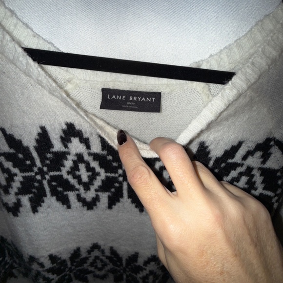 Lane Bryant Snowflake sweater dress - Picture 3 of 4